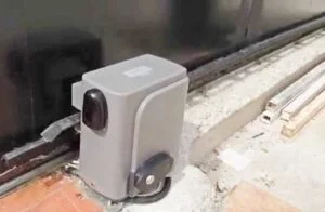 preparar espacio de trabajo para instalar motor puerta corredera
