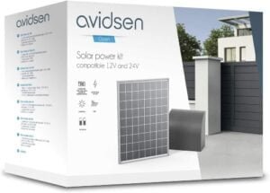 kit solar para motores de garaje y cancelas barato avidsen