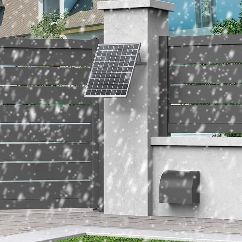 kit solar para motor puerta corredera avidsen 12v y 24v