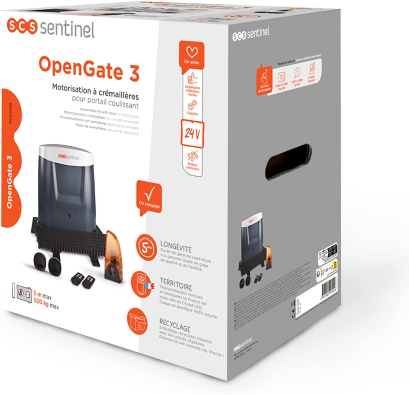 scs open gate 3 500 kilos y 5 metros