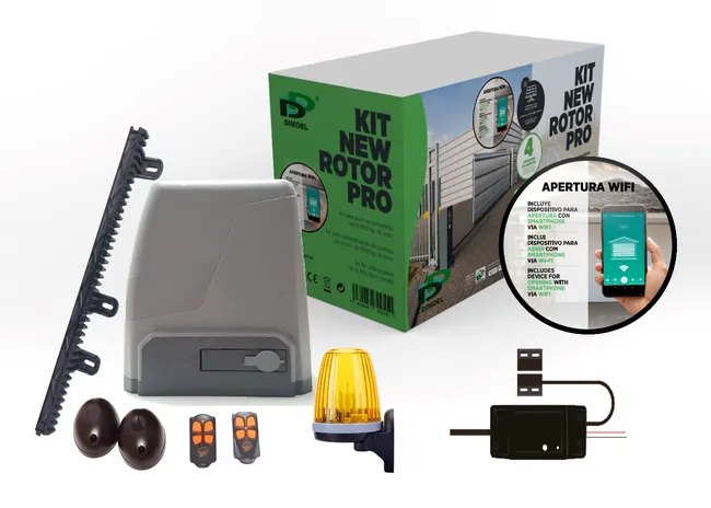 Motor para puerta corredera DIMOEL New Rotor 800 Pro Wifi mejores motores corredera 2025 automatismos norte Motor para puerta corredera DIMOEL New Rotor 800 Pro Wifi mejores motores corredera 2025 automatismos norte